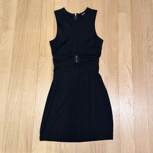 Express Black Cutout Mini Dress Size 0